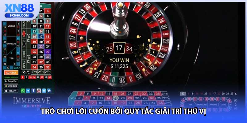 Trò chơi lôi cuốn bởi quy tắc giải trí thú vị